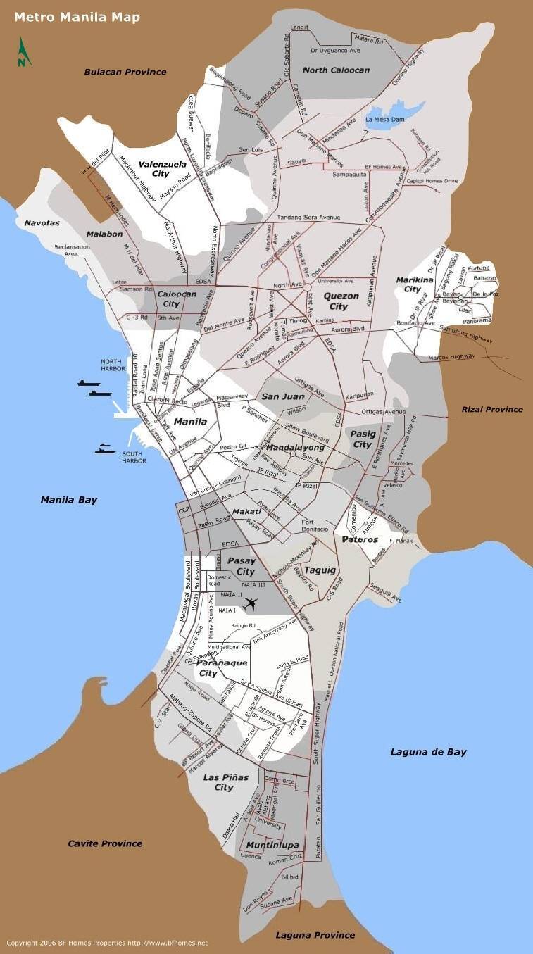 Metro Manila Map 